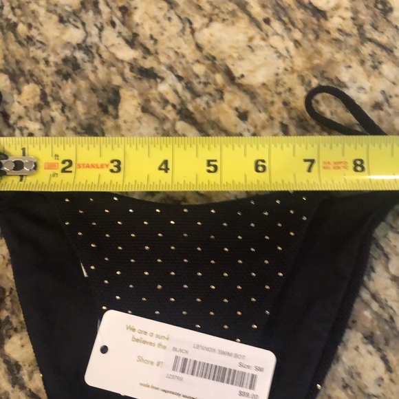 L*Space Kara Wrap Bikini Top String Triangle Lennox Tie Side Bottoms Studded - Picture 13 of 16